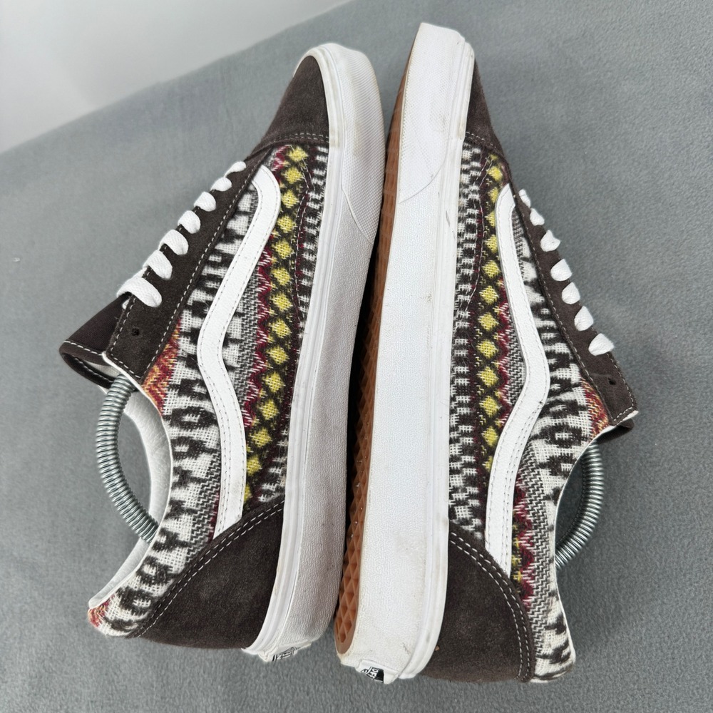 Vans Old Skool Fair Isle Mens 11.5 Brown Multi Suede VN0A5JMIBF0